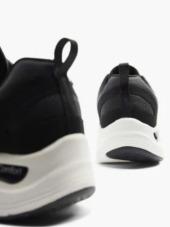 Sneakers|Skechers Zwarte Arch Comfort - Barkins