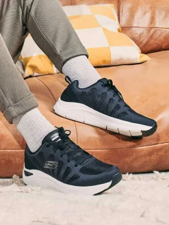 Sneakers|Skechers Zwarte Arch Comfort - Barkins