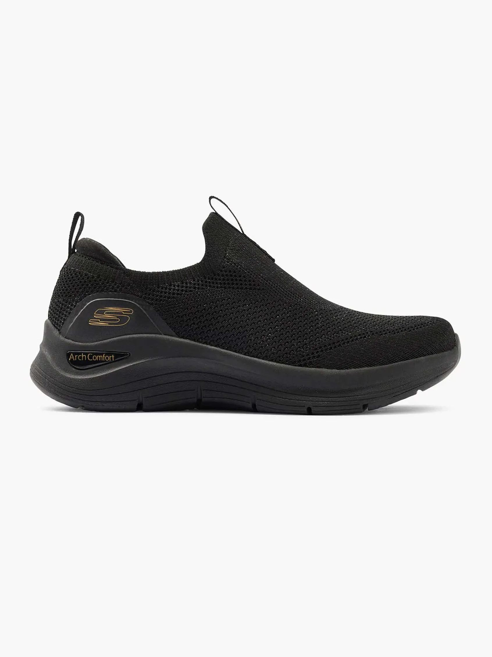 Sneakers|Skechers Zwarte Arch Comfort - Ez Day
