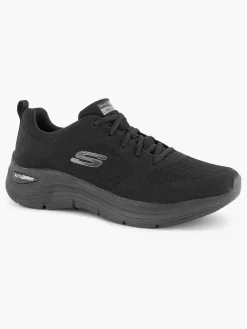 Sneakers|Skechers Zwarte Arch Comfort Deep Breath