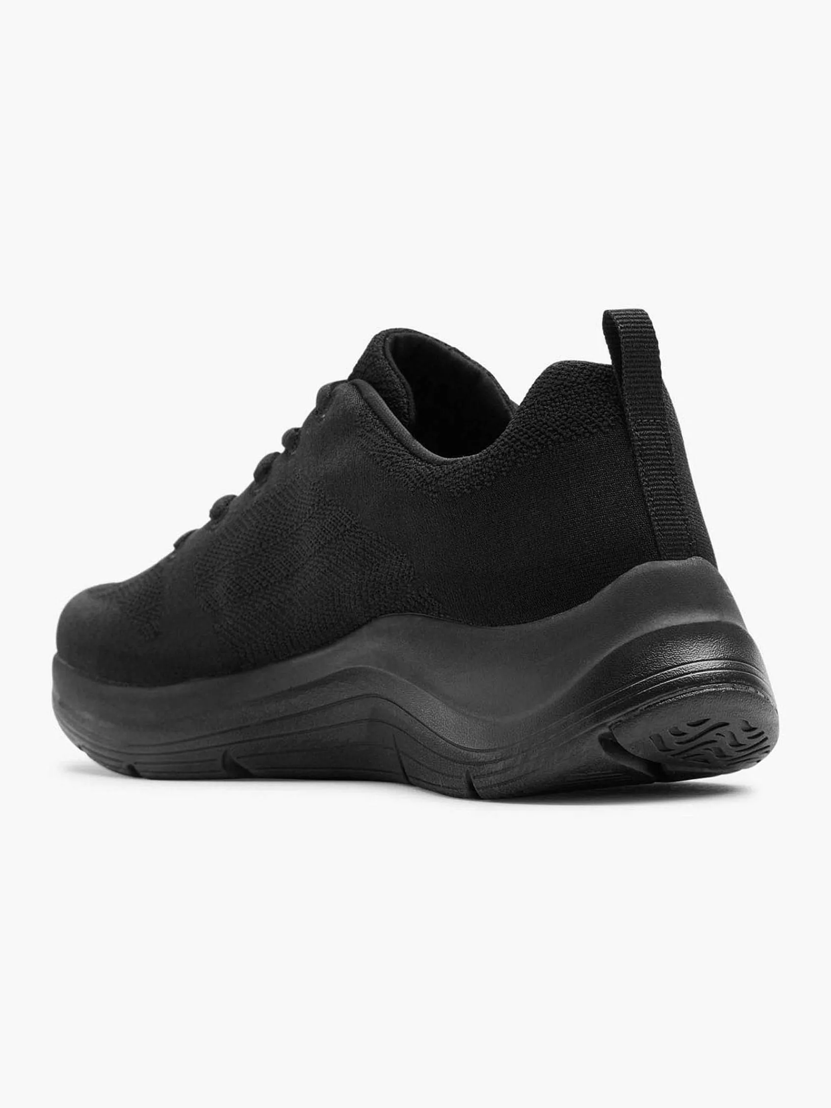 Sneakers|Skechers Zwarte Arch Comfort Deep Breath