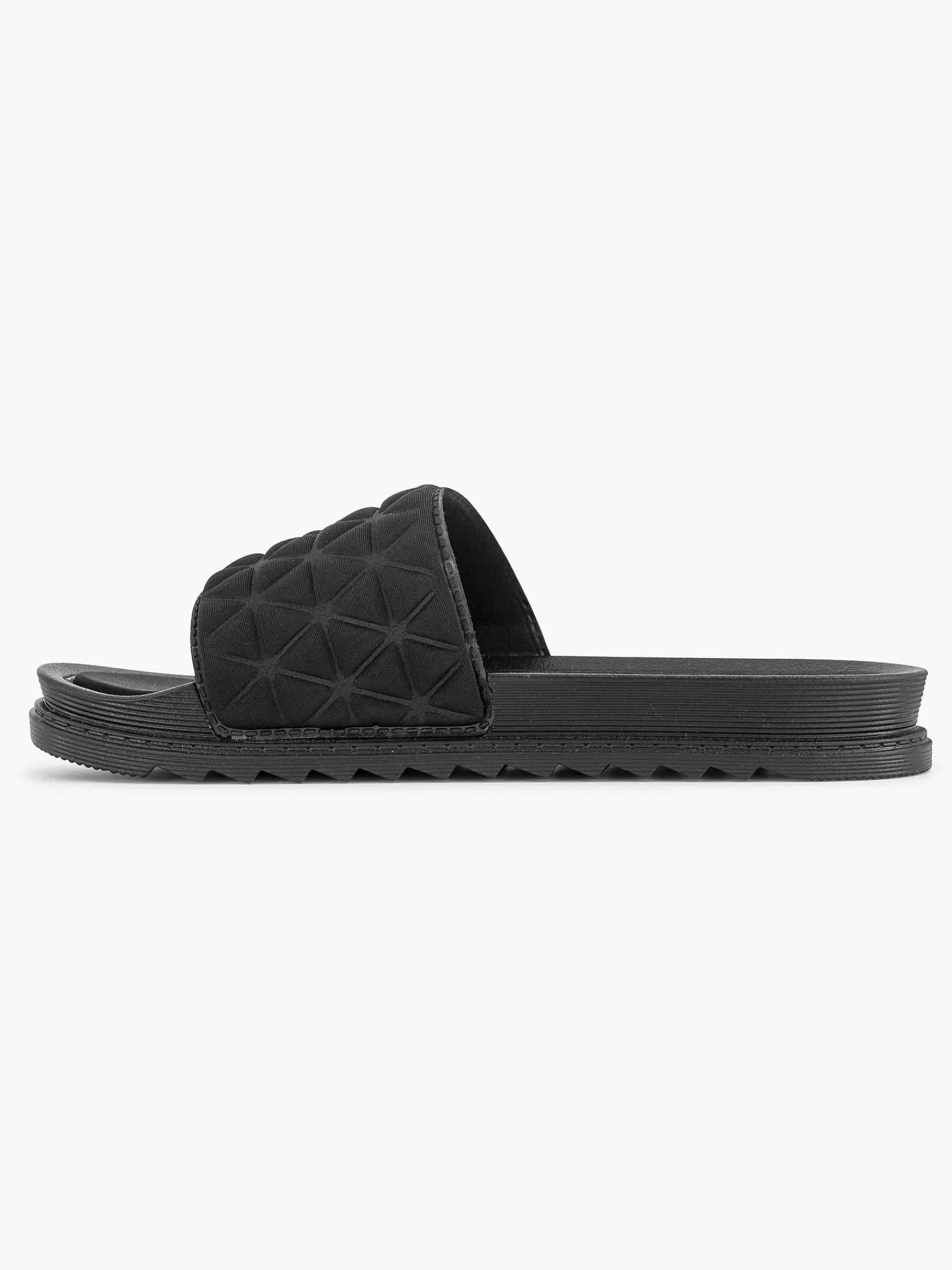 Slippers|Oxmox Zwarte Badslipper