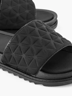 Slippers|Oxmox Zwarte Badslipper