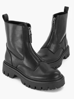 Enkellaarzen & Boots|Oxmox Zwarte Bikerboot