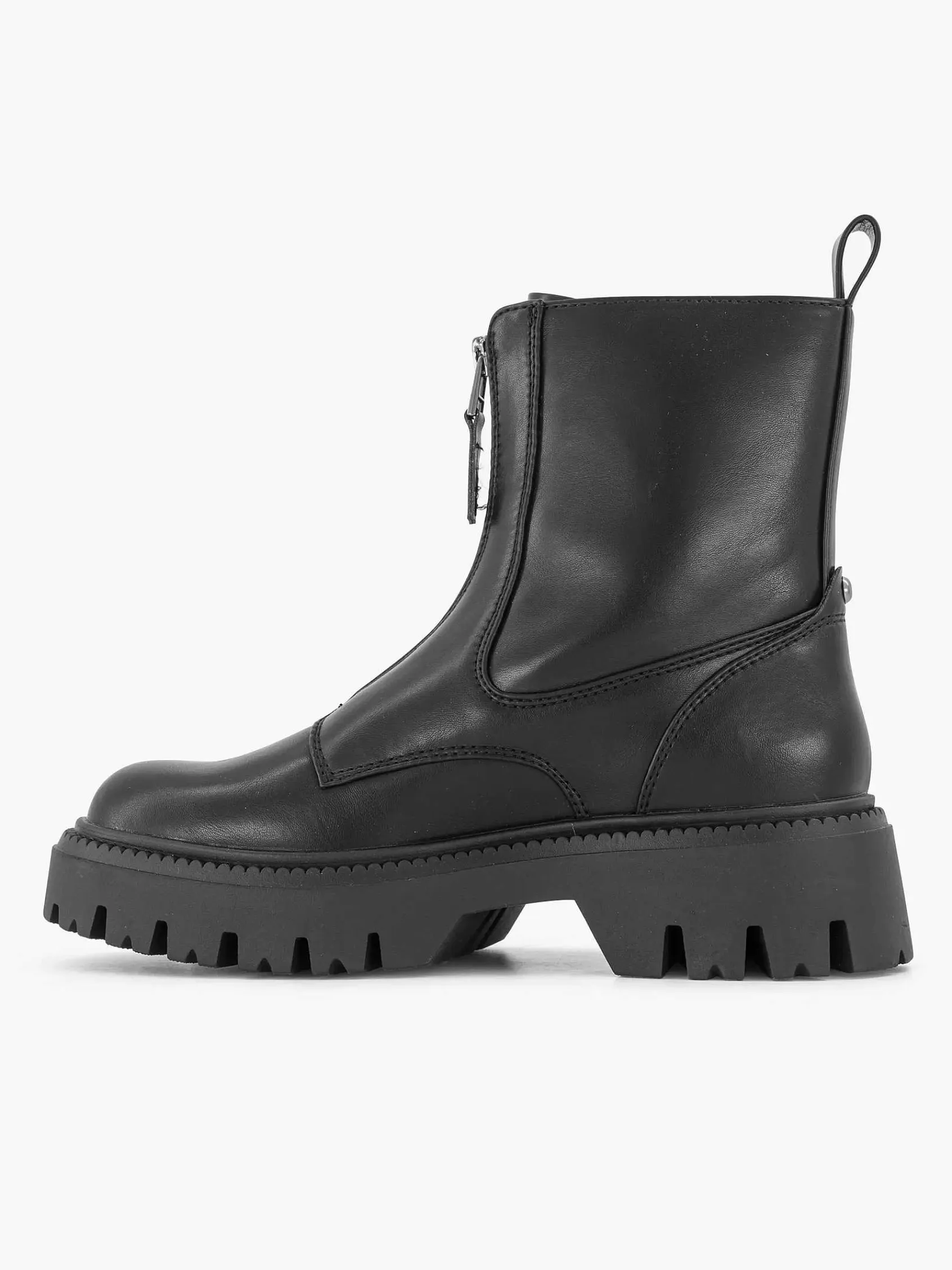 Enkellaarzen & Boots|Oxmox Zwarte Bikerboot