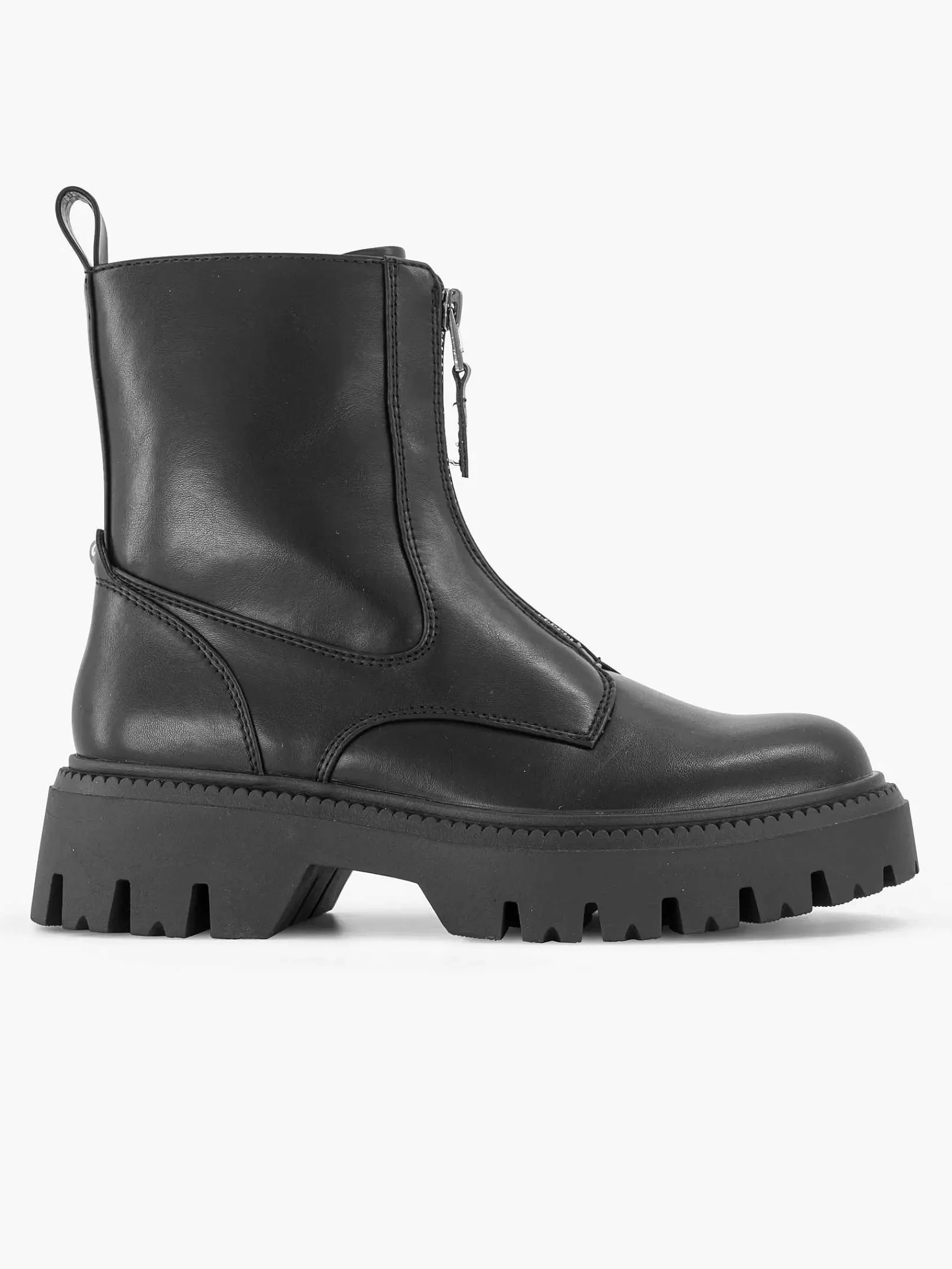 Enkellaarzen & Boots|Oxmox Zwarte Bikerboot