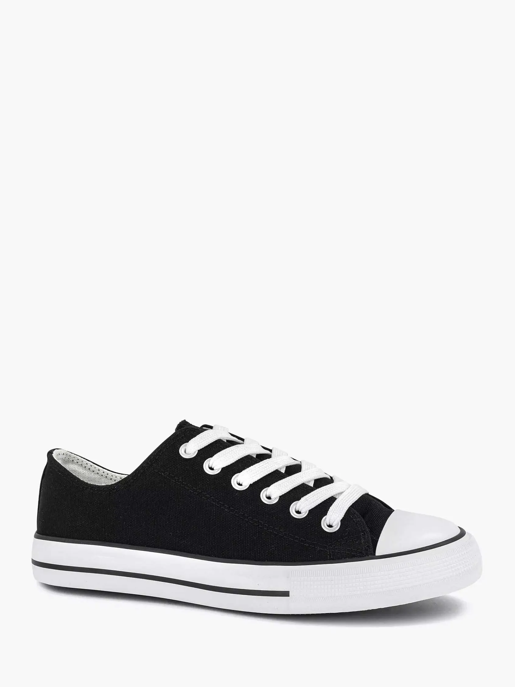 Sneakers|Graceland Zwarte Canvas Sneaker