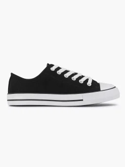Sneakers|Graceland Zwarte Canvas Sneaker