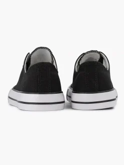 Sneakers|Graceland Zwarte Canvas Sneaker