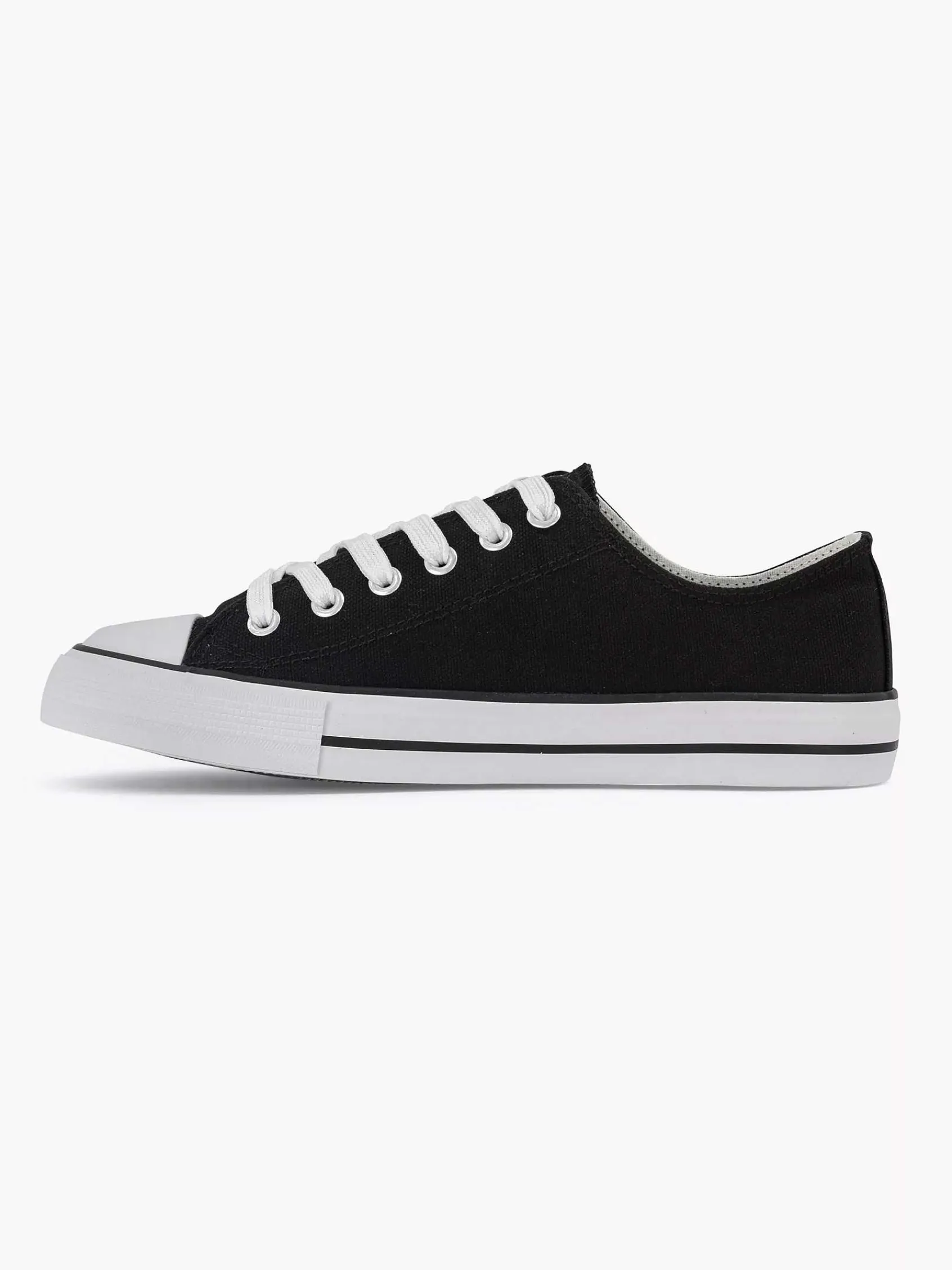 Sneakers|Graceland Zwarte Canvas Sneaker
