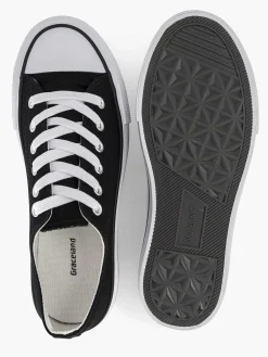 Sneakers|Graceland Zwarte Canvas Sneaker