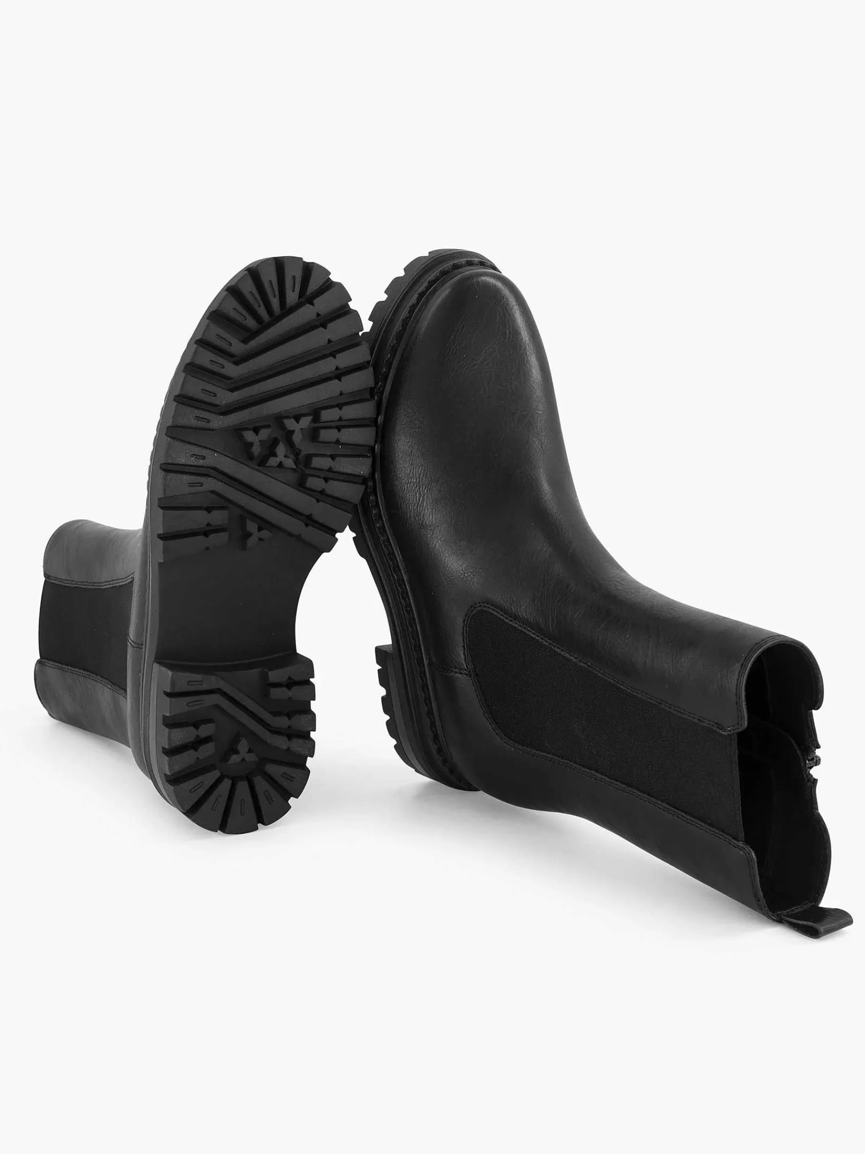Enkellaarzen & Boots|Oxmox Zwarte Chelsea Boot
