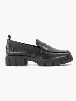Instappers|Graceland Zwarte Chunky Loafer