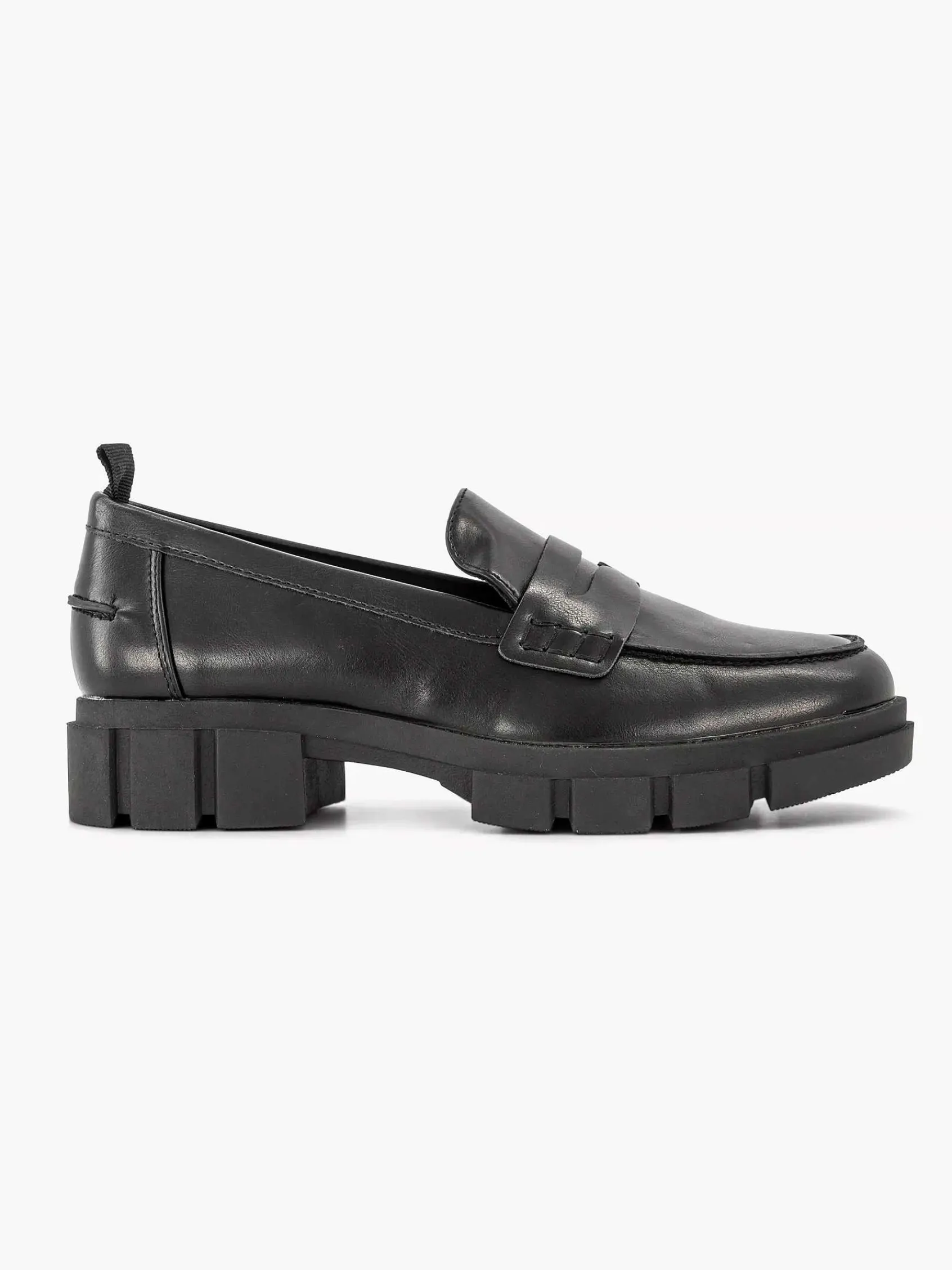 Instappers|Graceland Zwarte Chunky Loafer