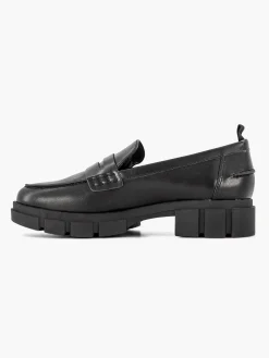 Instappers|Graceland Zwarte Chunky Loafer