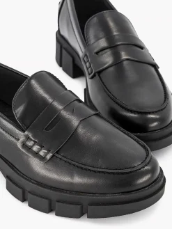 Instappers|Graceland Zwarte Chunky Loafer