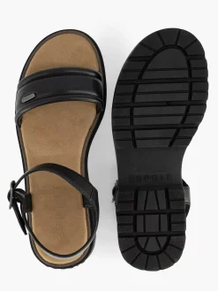 Sandalen|Esprit Zwarte Chunky Sandaal