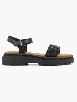 Sandalen|Esprit Zwarte Chunky Sandaal