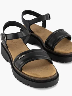 Sandalen|Esprit Zwarte Chunky Sandaal