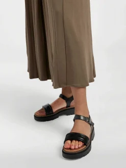 Sandalen|Esprit Zwarte Chunky Sandaal