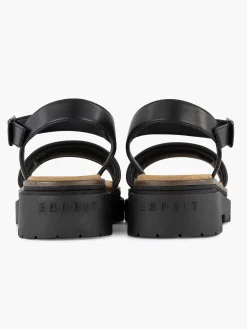 Sandalen|Esprit Zwarte Chunky Sandaal