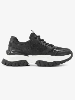 Sneakers|Oxmox Zwarte Chunky Sneaker