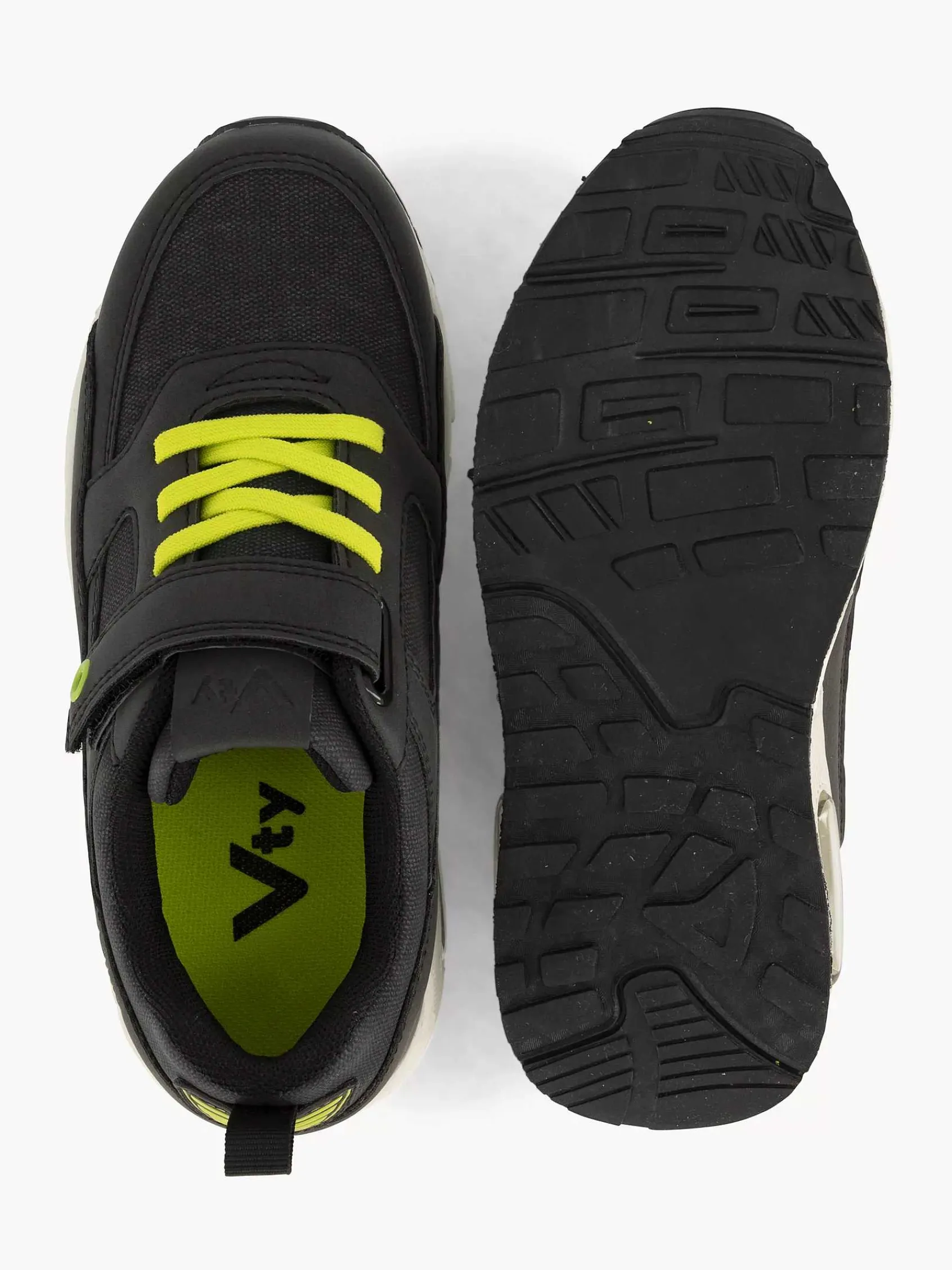Jongensschoenen|Vty Zwarte Chunky Sneaker