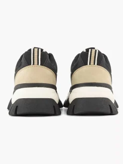 Sneakers|Oxmox Zwarte Chunky Sneaker