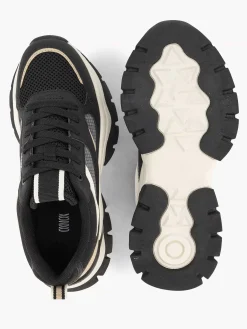 Sneakers|Oxmox Zwarte Chunky Sneaker