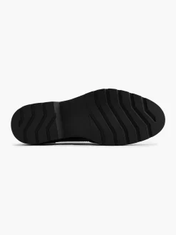 Instappers|Graceland Zwarte Chunky Veterschoen