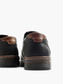 Instappers|Easy Street Zwarte Comfort Instapper Elastisch