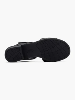 Sandalen|Easy Street Zwarte Comfort Sandaal