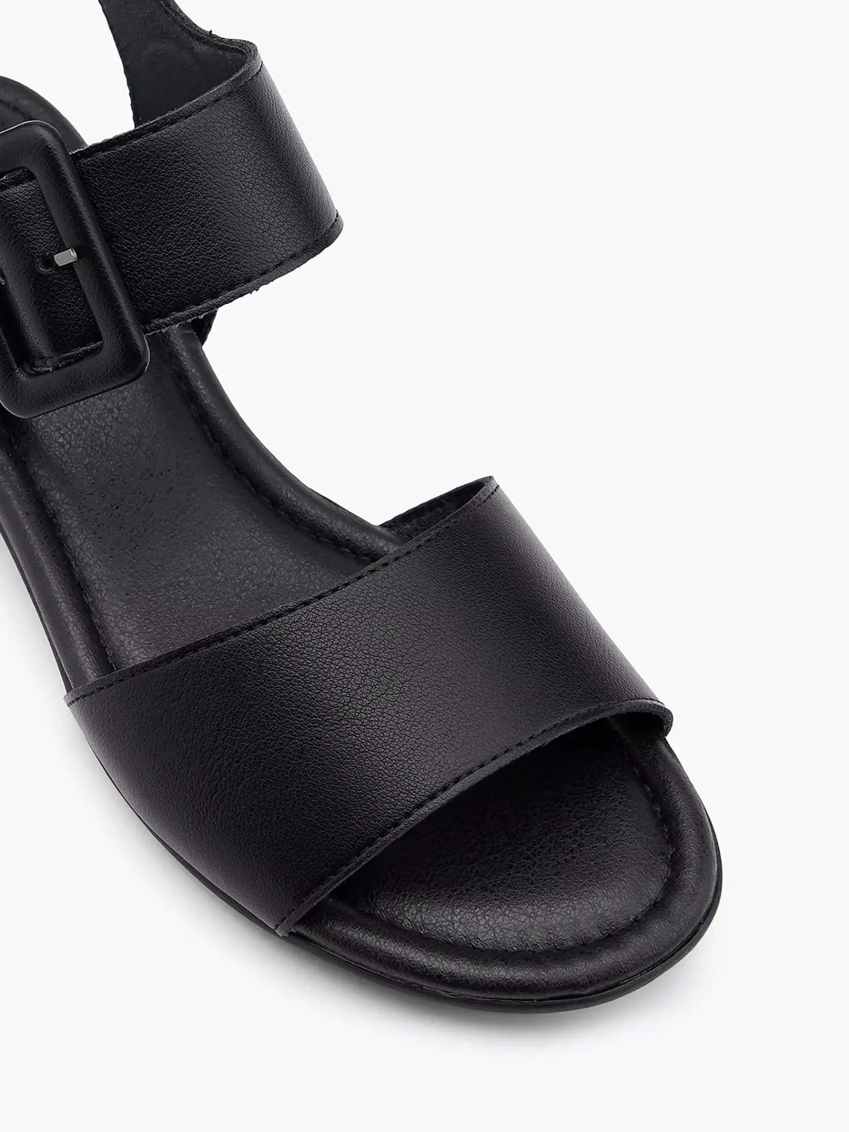 Sandalen|Easy Street Zwarte Comfort Sandaal