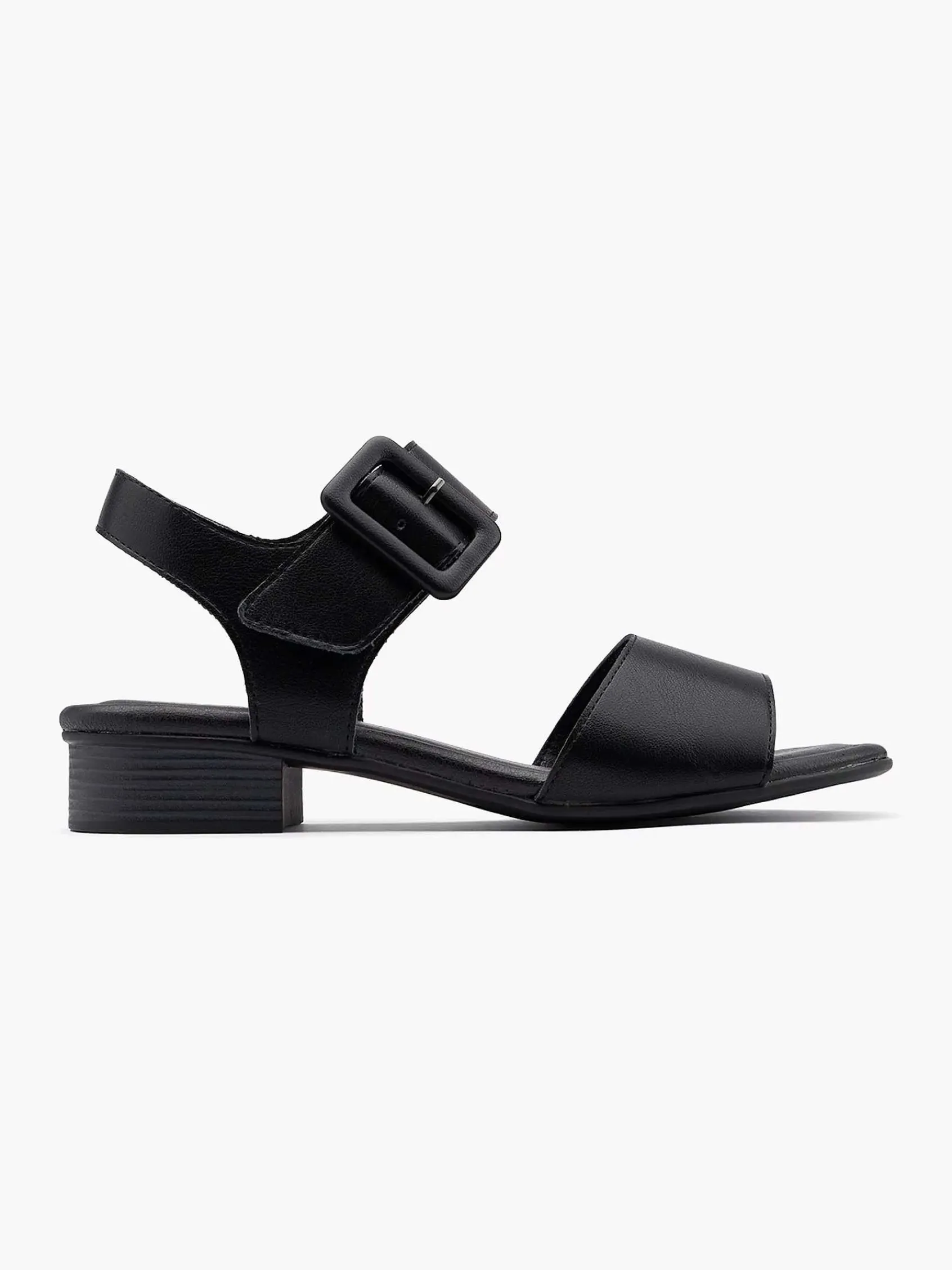 Sandalen|Easy Street Zwarte Comfort Sandaal