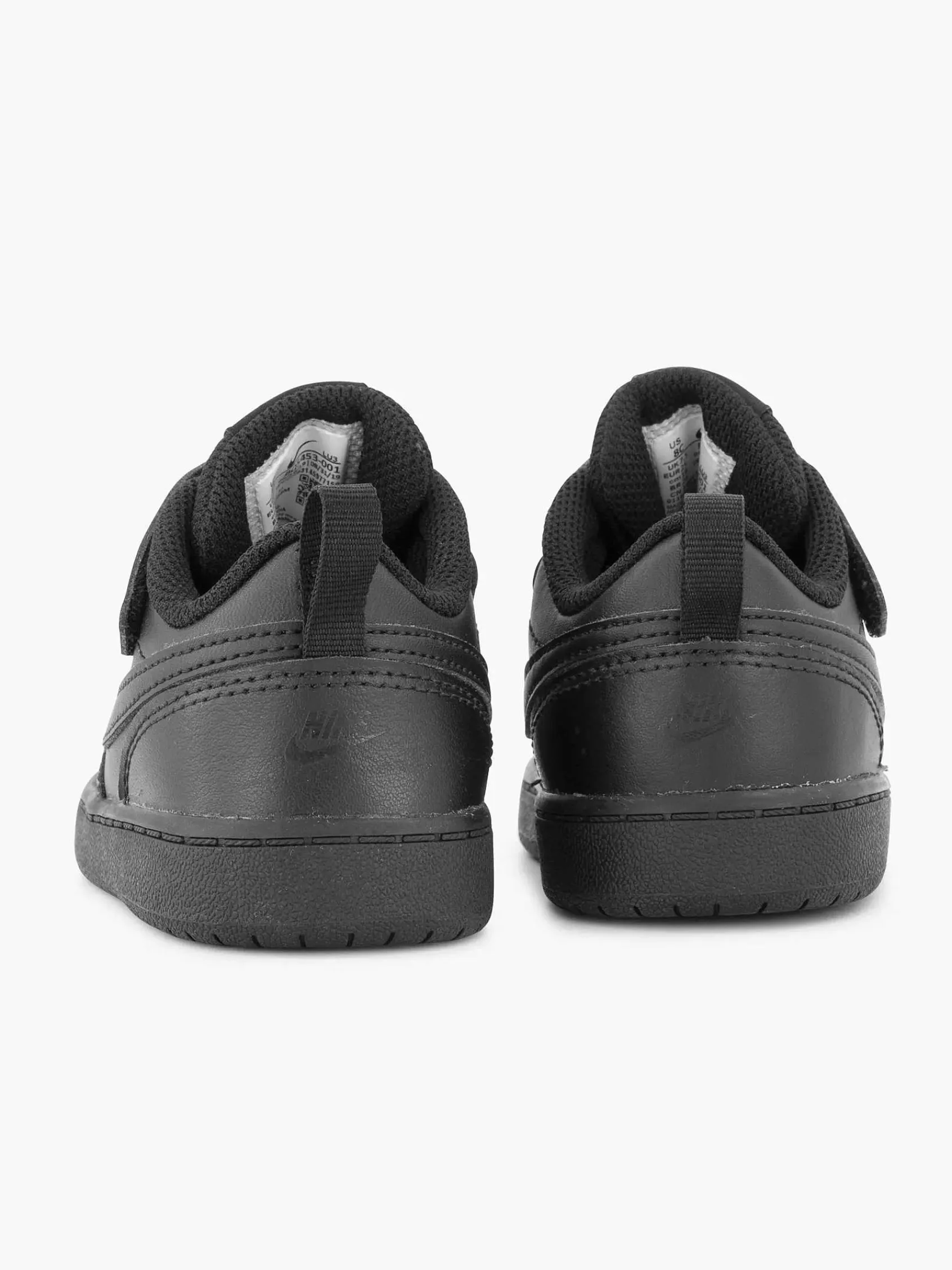 Jongensschoenen|Nike Zwarte Court Borough Low