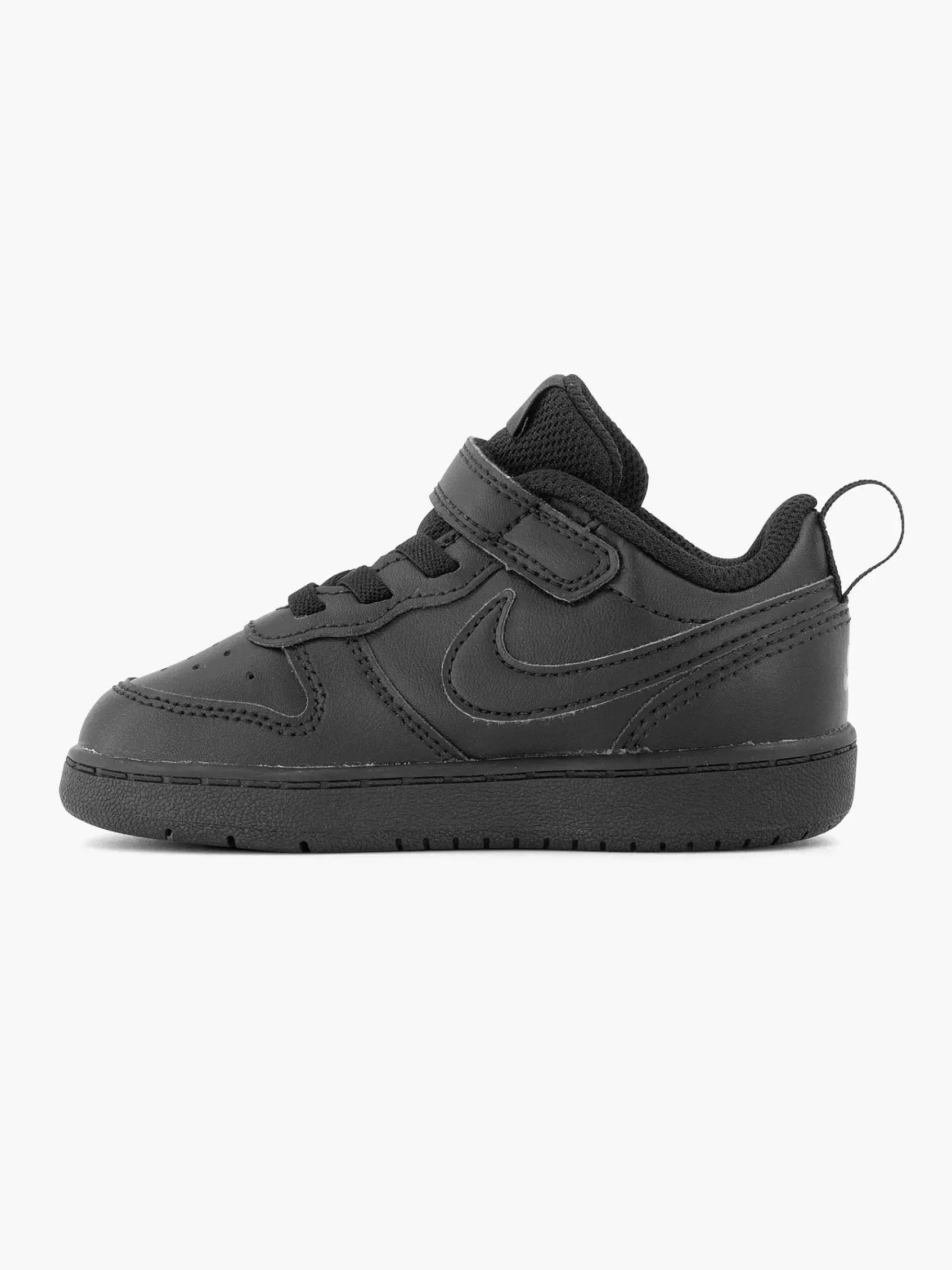 Jongensschoenen|Nike Zwarte Court Borough Low
