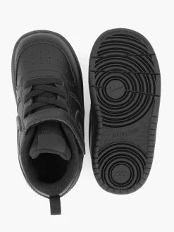 Jongensschoenen|Nike Zwarte Court Borough Low