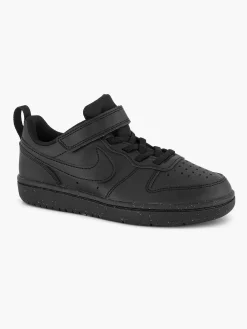 Jongensschoenen|Nike Zwarte Court Borough Low Recraft