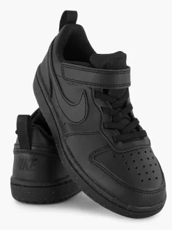 Jongensschoenen|Nike Zwarte Court Borough Low Recraft