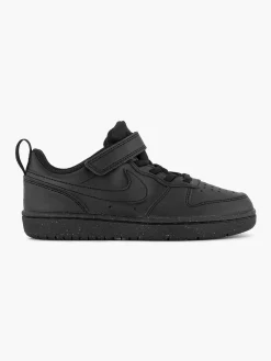 Jongensschoenen|Nike Zwarte Court Borough Low Recraft