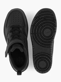 Jongensschoenen|Nike Zwarte Court Borough Low Recraft