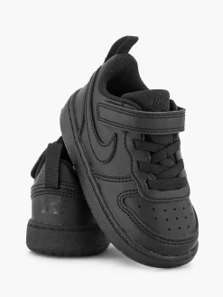 Jongensschoenen|Nike Zwarte Court Borough Low Recraft