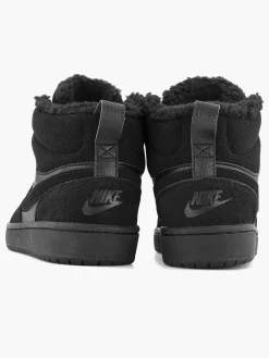 Jongensschoenen|Nike Zwarte Court Borough Mid 2