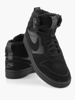 Jongensschoenen|Nike Zwarte Court Borough Mid 2