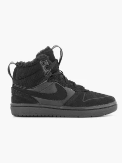 Babyschoenen|Nike Zwarte Court Borough Mid 2
