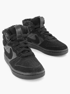Babyschoenen|Nike Zwarte Court Borough Mid 2
