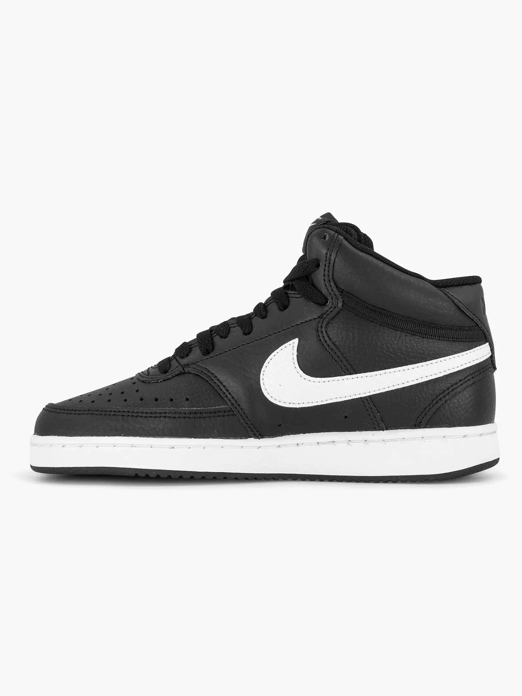 Sneakers|Nike Zwarte Court Vision Mid
