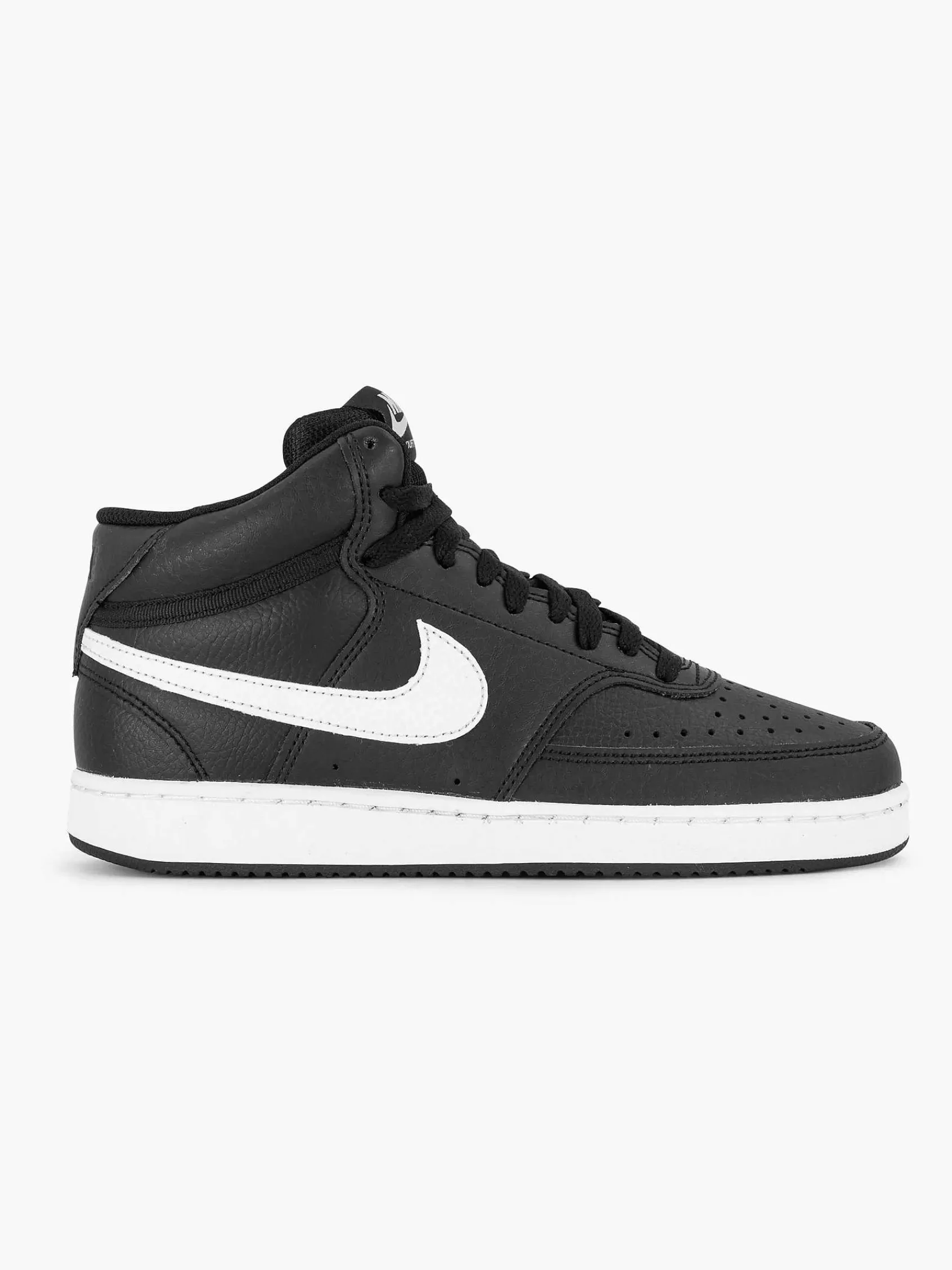 Sneakers|Nike Zwarte Court Vision Mid