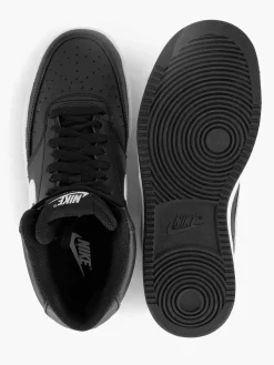 Sneakers|Nike Zwarte Court Vision Mid
