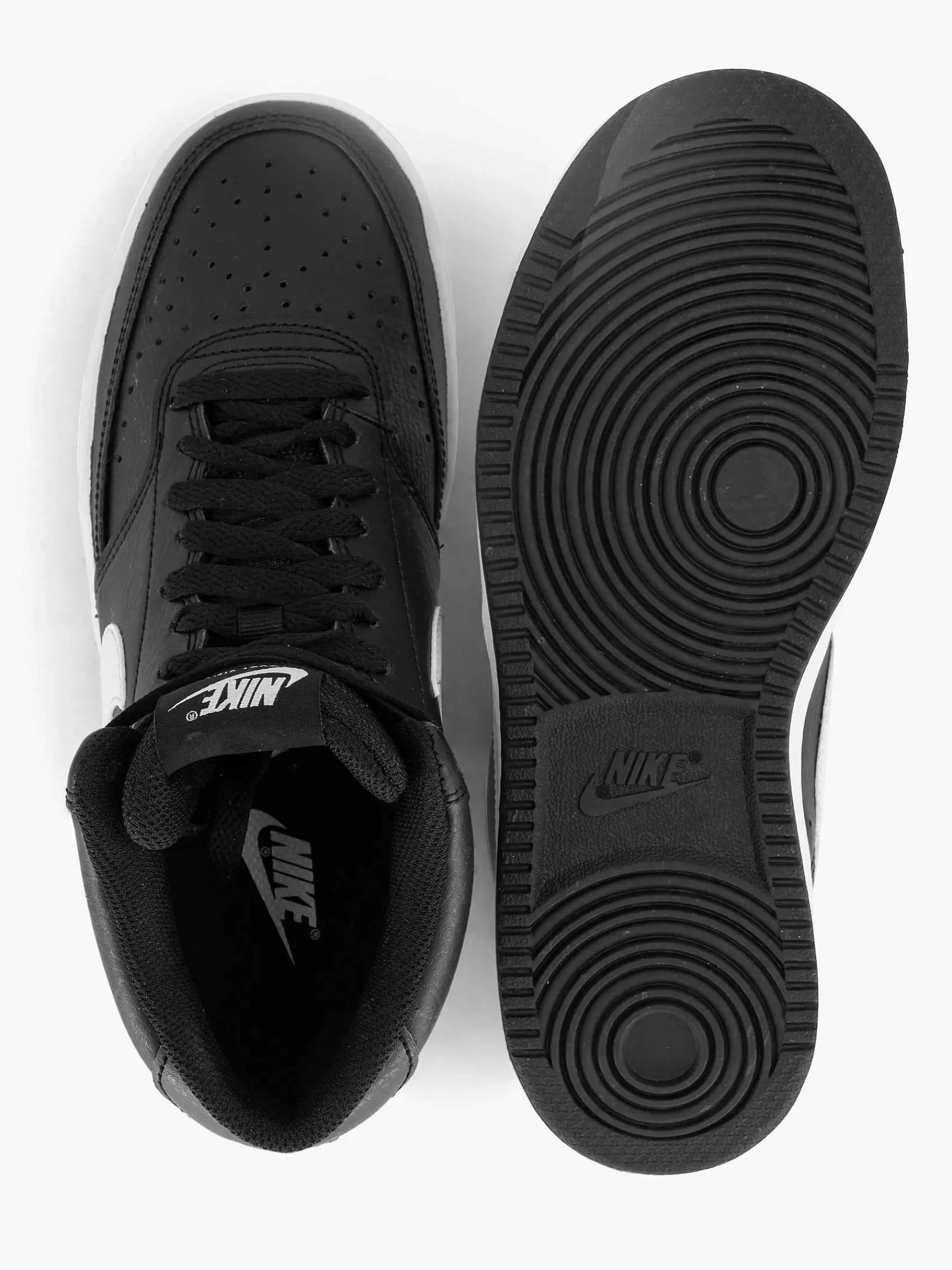 Sneakers|Nike Zwarte Court Vision Mid